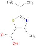 5-Thiazolecarboxylic acid, 4-methyl-2-(1-methylethyl)-