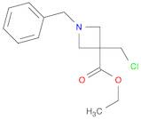 3-Azetidinecarboxylic acid, 3-(chloromethyl)-1-(phenylmethyl)-, ethyl ester