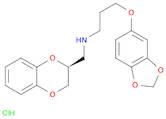 1,4-Benzodioxin-2-methanamine, N-[3-(1,3-benzodioxol-5-yloxy)propyl]-2,3-dihydro-, hydrochloride (…