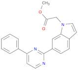 1H-Indole-1-acetic acid, 6-(4-phenyl-2-pyrimidinyl)-, methyl ester