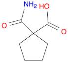 Cyclopentanecarboxylic acid, 1-(aminocarbonyl)-