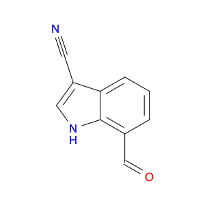 1H-Indole-3-carbonitrile, 7-formyl-