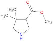 3-Pyrrolidinecarboxylic acid, 4,4-dimethyl-, methyl ester