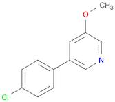 Pyridine, 3-(4-chlorophenyl)-5-methoxy-