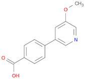 Benzoic acid, 4-(5-methoxy-3-pyridinyl)-