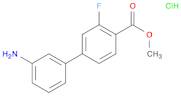 [1,1'-Biphenyl]-4-carboxylic acid, 3'-amino-3-fluoro-, methyl ester, hydrochloride (1:1)