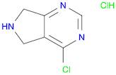 5H-Pyrrolo[3,4-d]pyrimidine, 4-chloro-6,7-dihydro-, hydrochloride (1:1)