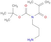 Carbamic acid, N-(3-aminopropyl)-N-(2-methyl-1-oxo-2-propen-1-yl)-, 1,1-dimethylethyl ester