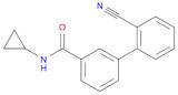 [1,1'-Biphenyl]-3-carboxamide, 2'-cyano-N-cyclopropyl-