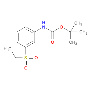 Carbamic acid, N-[3-(ethylsulfonyl)phenyl]-, 1,1-dimethylethyl ester