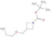 1-Azetidinecarboxylic acid, 3-(propoxymethyl)-, 1,1-dimethylethyl ester