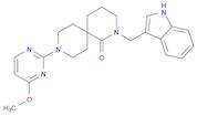 2,9-Diazaspiro[5.5]undecan-1-one, 2-(1H-indol-3-ylmethyl)-9-(4-methoxy-2-pyrimidinyl)-