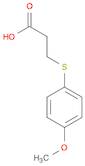 Propanoic acid, 3-[(4-methoxyphenyl)thio]-