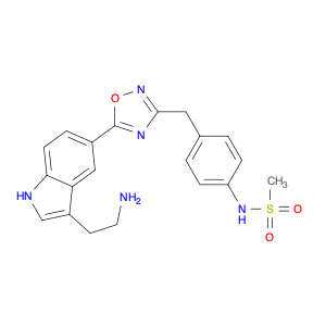 Methanesulfonamide, N-[4-[[5-[3-(2-aminoethyl)-1H-indol-5-yl]-1,2,4-oxadiazol-3-yl]methyl]phenyl]-