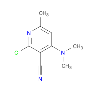 3-Pyridinecarbonitrile, 2-chloro-4-(dimethylamino)-6-methyl-