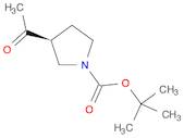 1-Pyrrolidinecarboxylic acid, 3-acetyl-, 1,1-dimethylethyl ester, (3S)-