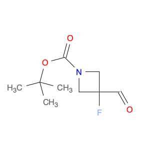 1-Azetidinecarboxylic acid, 3-fluoro-3-formyl-, 1,1-dimethylethyl ester