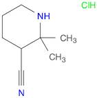 3-Piperidinecarbonitrile, 2,2-dimethyl-, hydrochloride (1:1)