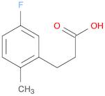 Benzenepropanoic acid, 5-fluoro-2-methyl-