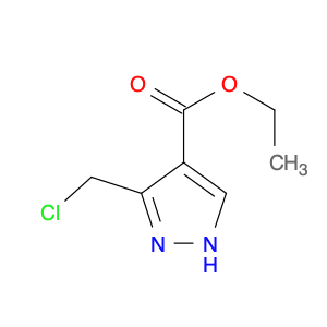 1H-Pyrazole-4-carboxylic acid, 3-(chloromethyl)-, ethyl ester