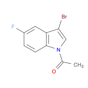 Ethanone, 1-(3-bromo-5-fluoro-1H-indol-1-yl)-