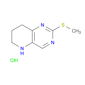 Pyrido[3,2-d]pyrimidine, 5,6,7,8-tetrahydro-2-(methylthio)-, hydrochloride (1:1)