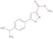 3-Isoxazolecarboxylic acid, 5-[4-(1-methylethyl)phenyl]-, methyl ester