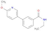 Benzamide, N-ethyl-3-(6-methoxy-3-pyridinyl)-