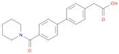 [1,1'-Biphenyl]-4-acetic acid, 4'-(1-piperidinylcarbonyl)-