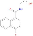 1-Naphthalenecarboxamide, 4-bromo-N-(2-hydroxyethyl)-