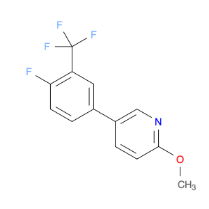 Pyridine, 5-[4-fluoro-3-(trifluoromethyl)phenyl]-2-methoxy-