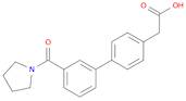 [1,1'-Biphenyl]-4-acetic acid, 3'-(1-pyrrolidinylcarbonyl)-