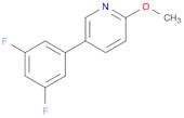 Pyridine, 5-(3,5-difluorophenyl)-2-methoxy-