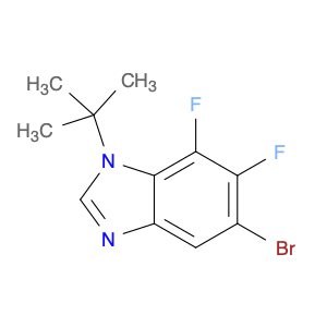5-Bromo-1-t-butyl-6,7-difluorobenzimidazole