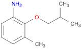 Benzenamine, 3-methyl-2-(2-methylpropoxy)-