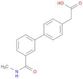 [1,1'-Biphenyl]-4-acetic acid, 3'-[(methylamino)carbonyl]-