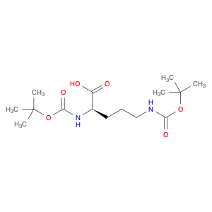 D-Ornithine, N2,N5-bis[(1,1-dimethylethoxy)carbonyl]-