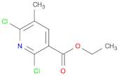 3-Pyridinecarboxylic acid, 2,6-dichloro-5-methyl-, ethyl ester