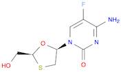 2(1H)-Pyrimidinone, 4-amino-5-fluoro-1-[(2S,5R)-2-(hydroxymethyl)-1,3-oxathiolan-5-yl]-