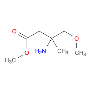 Butanoic acid, 3-amino-4-methoxy-3-methyl-, methyl ester