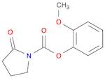 1-Pyrrolidinecarboxylic acid, 2-oxo-, 2-methoxyphenyl ester