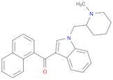 Methanone, [1-[(1-methyl-2-piperidinyl)methyl]-1H-indol-3-yl]-1-naphthalenyl-