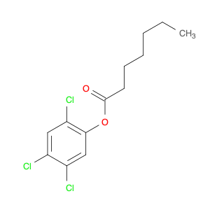 Heptanoic acid, 2,4,5-trichlorophenyl ester