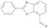 7-Benzoxazolecarboxaldehyde, 2-phenyl-