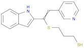 1-Propanethiol, 3-[[1-(1H-indol-2-yl)-2-(3-pyridinyl)ethenyl]thio]-