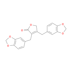 2(5H)-Furanone, 3,4-bis(1,3-benzodioxol-5-ylmethyl)-