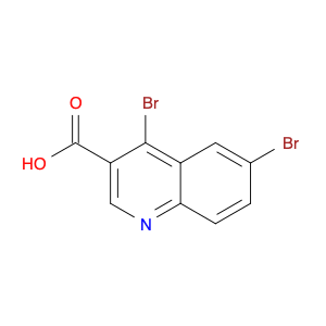 3-Quinolinecarboxylic acid, 4,6-dibromo-