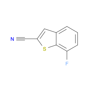 Benzo[b]thiophene-2-carbonitrile, 7-fluoro-