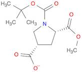 1,2,4-Pyrrolidinetricarboxylic acid, 1-(1,1-dimethylethyl) 2-methyl ester, (2S,4S)-