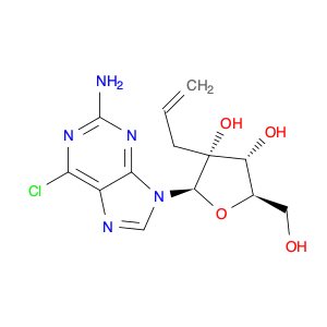 (3R,4R,5R)-3-Allyl-2-(2-amino-6-chloro-9H-purin-9-yl)-5-(hydroxymethyl)tetrahydrofuran-3,4-diol